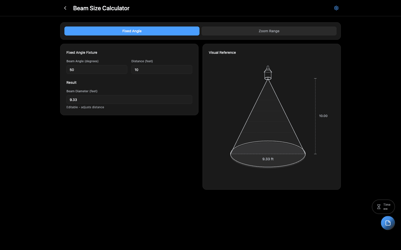 Beam Size Calculator