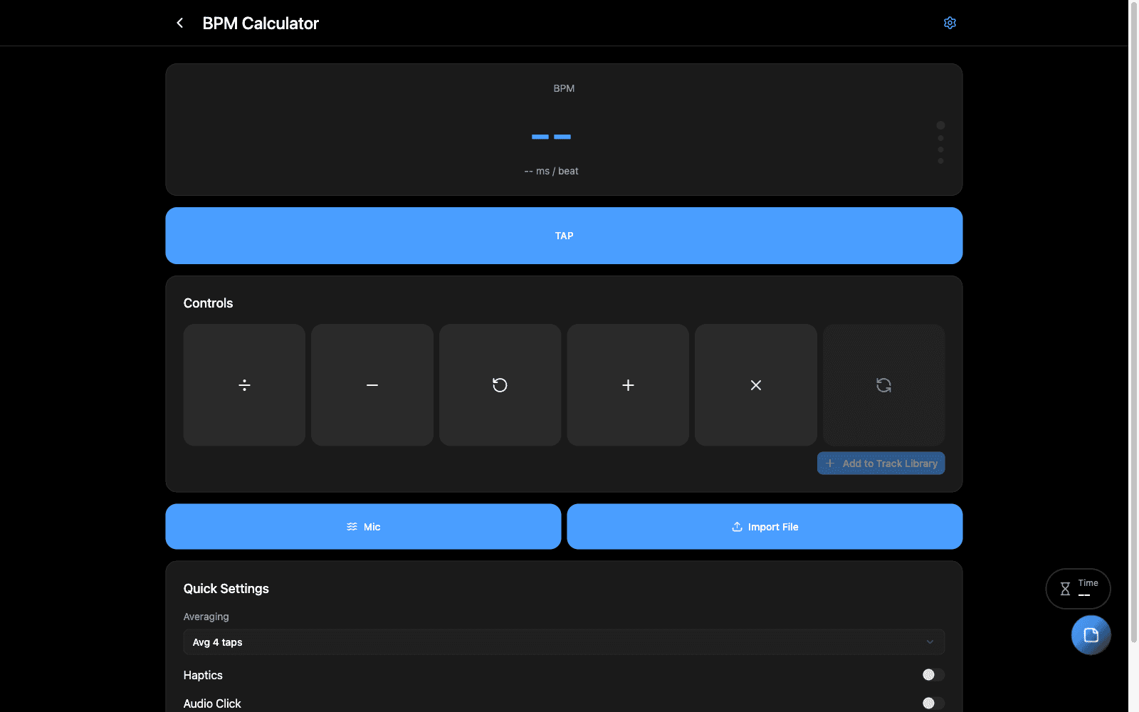 BPM Calculator