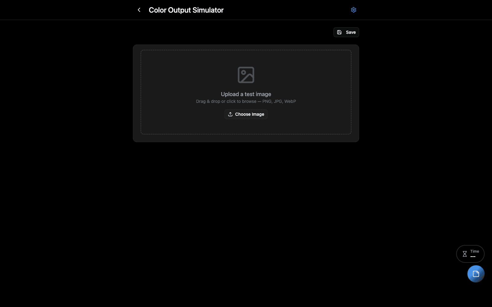 Color Output Simulator