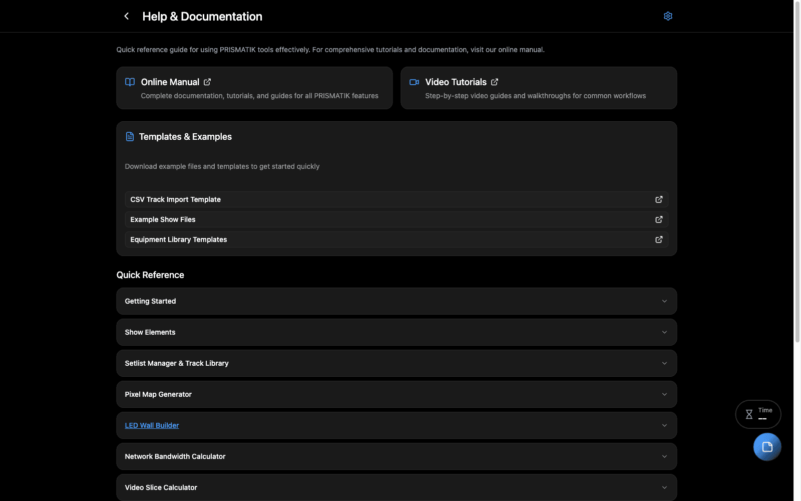 Help & Documentation